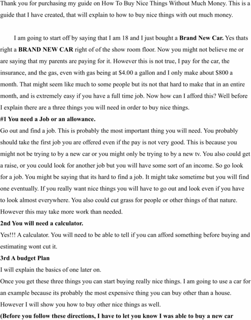 Product picture How to buy things cheap